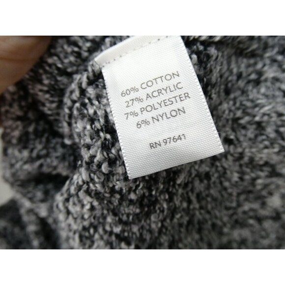 J Jill Balloon Sleeve Cardigan‎ Sweater Women Size L Belted Grey Boho - Picture 6 of 8